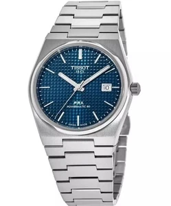 New Tissot PRX Powermatic 80 Automatic Blue Men's Watch T137.407.11.041.00 - Picture 1 of 6