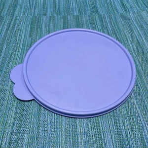 Tupperware Replacement Lid #2516A Butterfly Tab Blue Y Round - Picture 1 of 7