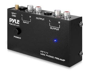 Pyle Ultra Compact Phono Turntable Preamp - PP777 - Picture 1 of 7