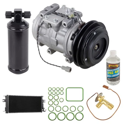 Compresor de aire acondicionado con secador condensador CSW para camioneta Toyota 1984-1988 OEM Foto 1 de 4