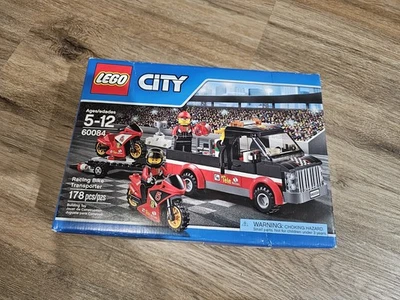 (60084) LEGO City: Transportador de bicicletas de carreras nuevo sellado camión retirado motocicleta Foto 1 de 2