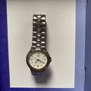 Longines Conquest L1.631.4 Silver Dial Quartz Unisex Watch Used Working #62 - Picture 1 of 3