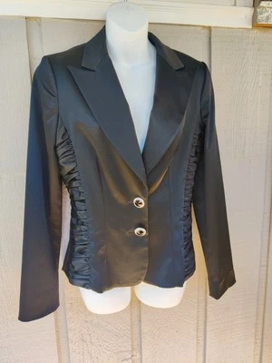 Blazer Chaqueta Formal para Mujer Alberto Makali Forrada en Negro, Excelente, Talla 6 Foto 1 de 4