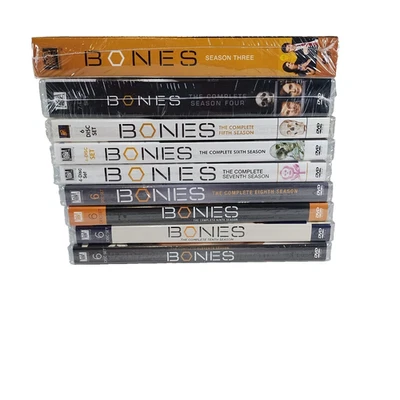 Lot Of 9 Bones DVD Season 3 4 5 6 7 8 9 10 11 Factory Sealed Foto 1 de 4