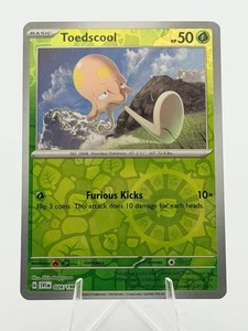 Pokemon Scarlet & Violet Base Reverse Holo Common NM Toedscool 024/198 - Picture 1 of 2