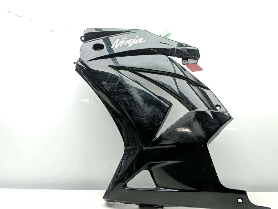 08-12 Kawasaki EX250 Ninja 250 painel de cobertura de carenagem central lateral esquerdo - Imagem 1 de 4