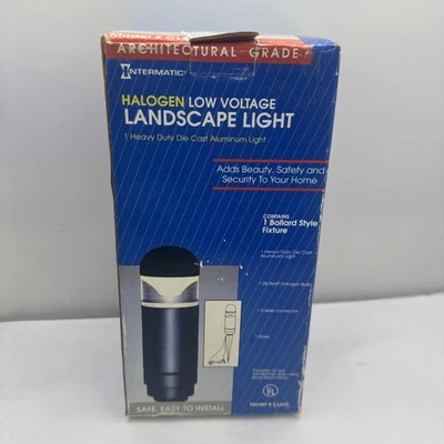 Intermatic CL635 Malibu Low Voltage Metal Capped 20-Watt Bollard Lights *Read - Image 1 of 4