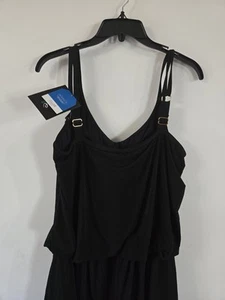 Maxine of Hollywood Black Swim Rompe Gr. 20W. Im Neuzustand. - Bild 1 von 5