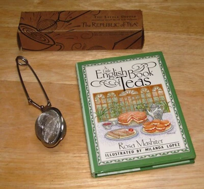 Tea infuser ball stainless mesh Republic of Tea & Book of Teas Rosa Mashiter — 第 1/4 张图片