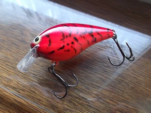 Custom Painted Excalibur XCalibur Square Bill Silent XCS 100 Viper Red Craw - Picture 1 of 4