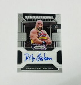 2022 Prizm WWE Superstar Billy Graham Sensational Signatures Auto #SS-SBG