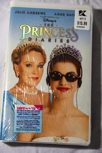 The Princess Diaries Julie Andrews Anne Hathaway (VHS, 2001) Factory Sealed - Picture 1 of 2
