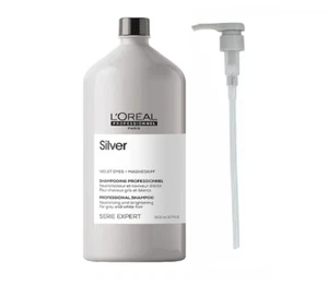 L'oreal Loreal Professionnel Serie Expert Silver Shampoo 1500ml + Free Pump - Picture 1 of 1