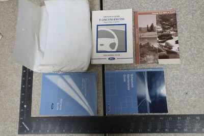 Ford F250 F350 F450 F550 Super Duty Owner's Manual 2004 Book Set 04 OM804 - Image 1 of 2