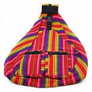 Tribal Woven Backpack Colorful Hand Woven in Guatemala - Picture 1 of 2