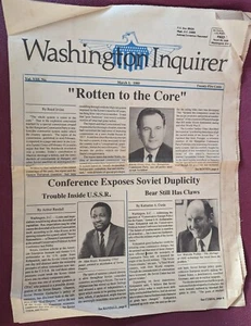 Washington Inquirer Newspaper March 4, 1989 RARE - Picture 1 of 3