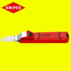Knipex 16 20 165 SB Cable Knife with Hook Blade Self-tightening Holding Lever - Picture 1 of 4