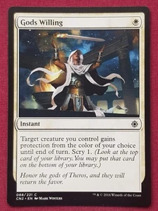Magic The Gathering CONSPIRACY TAKE THE CROWN GODS WILLING white card MTG - Picture 1 of 2