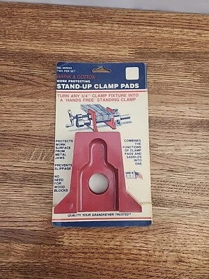 Brink And Cotton 580 Series, 2 Per Pkg, Stand-up Clamp Pads, Warren Tool Group - Image 1 of 3