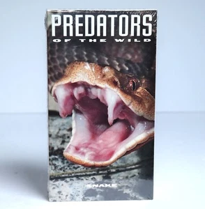 PREDATORS OF THE WILD-SNAKE-VHS *SEALED* - Picture 1 of 2