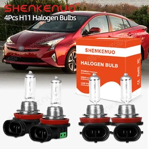 4 pcs H11 Halogen Headlight Bulb Low Beam 3400K For Toyota Prius 2010 - 2017 - Bild 1 von 10
