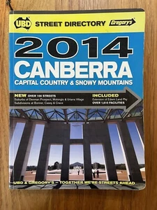 Canberra Street Directory 2014 Edition by UBD Gregorys Paperback - Foto 1 di 4