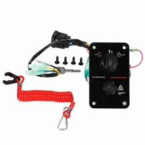Single Key Ignition Switch Control Panel For Yamaha Outboard Engine 704-82570-08 - Foto 1 di 6