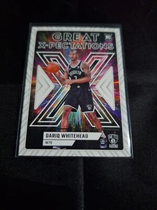 2023-24 DONRUSS GREAT X-PECTATIONS ROOKIE#1 9 DARIQ WHITEHEAD RC BROOKLYN NETS - Picture 1 of 2