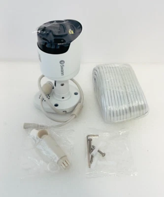 Swann Enforcer 12MP Heat & Motion Sensing IP Camera plus Cable SWNHD-1200BE, NEW - Image 1 of 4