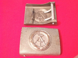 NVA MDI DDR Koppelschloss Koppel (AA: Öse, Alu-Dorn)(1956-65),G - Bild 1 von 11
