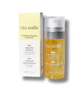 CELL BLOOM 2 Step Layering Vita Dual Serum 48g Peptide Vitamin B/C/E - Picture 1 of 12