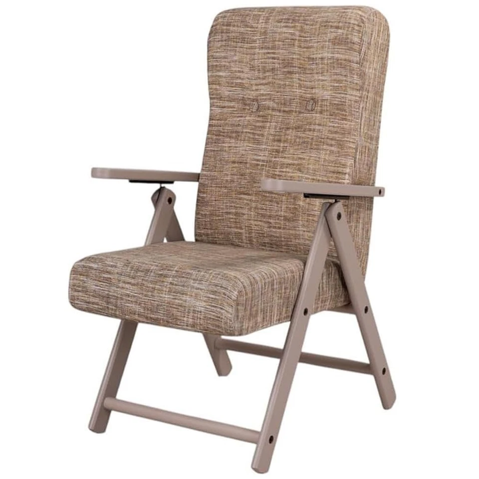 PALUCART [5 FANTASIE] Poltrona Reclinabile Manuale Molisana in Legno Faggio 4 Posizioni