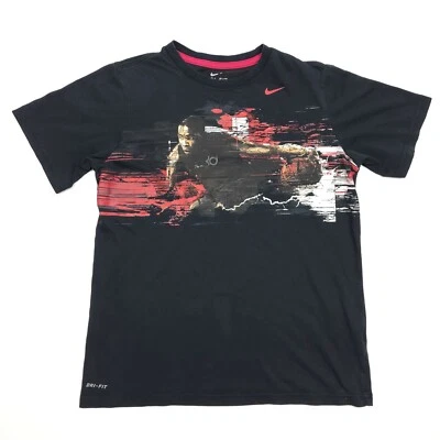 Camiseta Nike Kevin Durant Negra Gráfica Dri Fit Roja Swoosh Niños/Jóvenes Talla Grande Foto 1 de 4