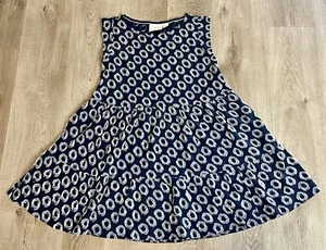 Maeve Anthropologie Dress Womens XS Blue White Dot Empire Baby Doll Mini - Picture 1 of 6