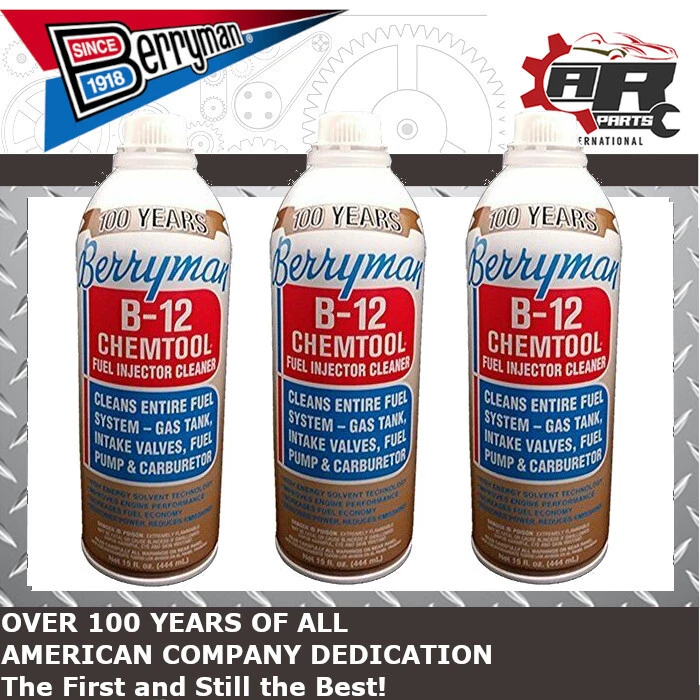 Berryman® B-12 Chemtool® - Carburetor, Fuel System + Injector Cleaner - 444ml x3 - Image 1 of 1