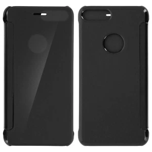 Custodia a Libro Clear View Specchio per iPhone 7 Plus e 8 Plus - Nera - Foto 1 di 5