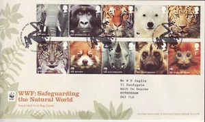 GB Stamps First Day Cover WWF Natural World, conservation, fauna SHS frog 2011 - Picture 1 of 1