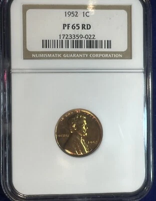 1952 Lincoln Proof NGC PF65 RD RED - Image 1 of 2