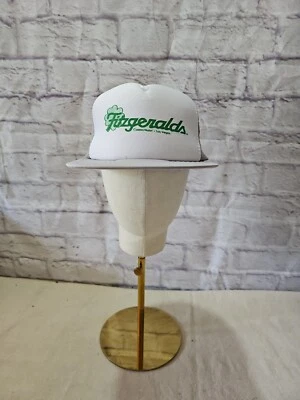Fitzgeralds Vintage Reno Nevada Casino Gray and White Snapback Trucker Hat - Image 1 of 4