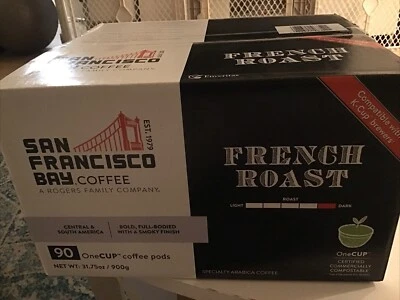 San Francisco Bay OneCup French Roast Coffee 90 Ct. Keurig K cups - Image 1 of 2