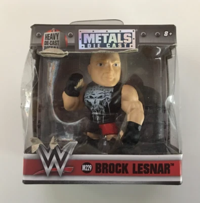 Brock Lesnar M229 WWE Metals Die Cast Jada Toys minifigura de ação de luta livre 2,5" - Imagem 1 de 4