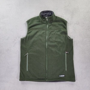 REI Polartec Weste Herren Large grün Full Zip Fleece gefüttert ärmellos Outdoor - Bild 1 von 15