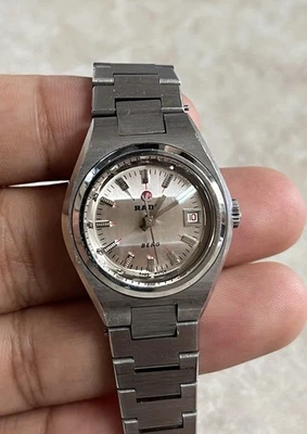 Rado Berg Vintage Swiss Made Women's Silver Color Automatic Watch - Image 1 of 4