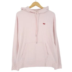 Sudadera Con Capucha Para Mujer Levi's Rosa De Algodón Oversized Talla M - Imagen 1 de 9