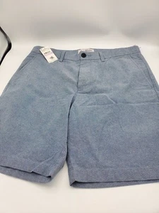 Original Penguin Men's 8" Oxford Shorts, Dark Denim 32 - Picture 1 of 3