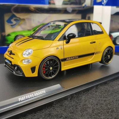 AUTO SOLIDA FIAT F595 ABARTH SOLIDO WORKS GIALLO 2024 1:18 NUOVA SCATOLA S181... - Immagine 1 di 4