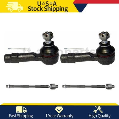 4 extremos interiores exteriores Delphi Tie Rod para Nissan Máxima 2008 2007 2006 2005 2004 Foto 1 de 3