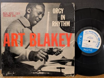 Art Blakey ‎– Orgy In Rhythm Vol 1 Blue Note 1957 Flat Edge RVG P/ear Ray Bryant - Imagem 1 de 3