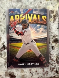 2025 TOPPS FINEST ARRIVALS INSERT ROOKIE CARD GUARDIANS ANGEL MARTINEZ #A-30 - Picture 1 of 1