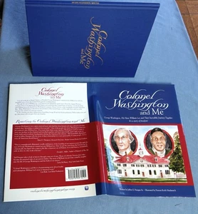 COLONEL WASHINGTON AND ME BY JEFFREY E. FINEGAN SR. 2017 HC/DJ SIGNED - Picture 1 of 5